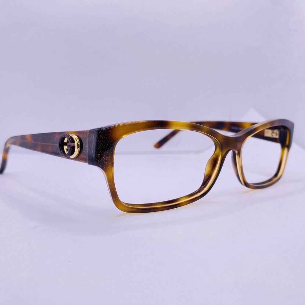 Gucci Eyeglasses Sunglass Authentic Frame GG 3203 PWT 53-13-135 Tortoise Glitter